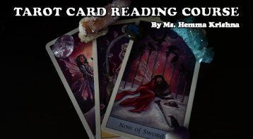 Tarot Card reading course - Become a Tarot Reader in 3 days